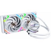 Dragonfang 240 120mm ARGB Liquid Cooler VK-AIODR240W white