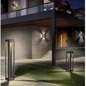 Outdoor decorative pole 100cm 12W 3000K IP65