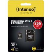 3423492 256GB micro SDXC Class 10 + Adapter