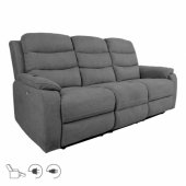Dīvāns MIMI 3-vietīgs 208x93xH102cm, elektriskais dīvāns, pel