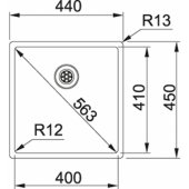 BXX 210/ 110-40 Stainless steel(127.0375.284)