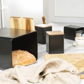 BW129001EU7 Toronto 4-Piece Bread Bin & Canister Set -