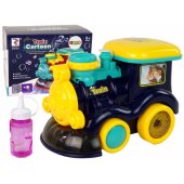 Soap Bubble Locomotive Rides Light Sounds Blue