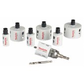 EZYCHANGE BIM hole saw set universal (9 pieces, 25 to 76mm)