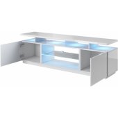 EVA 180x40x56 White/ White Glossy