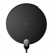 Wireless charger Digital LED 15W"" Black
