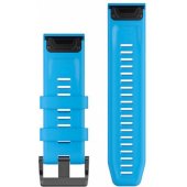 26mm QuickFit Cyan Blue Silicone Band