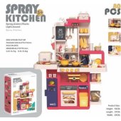 Kitchen Kitchenette with Light, Sound and Water Function 80 pieces. Re