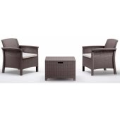 Venezia Terrace Set Brown