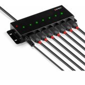 42794 USB 7 port Black
