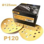 GOLD 125MM GRIP 17H P120
