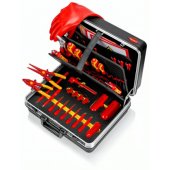 Knipex "Basic" E-Mobility Tool Case, 34 pieces (black, with tool assor