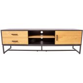 AMSTERDAM 160x40xH50cm Oak/ Black