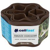 Cellfast Obrzeże ogrodowe brąz 10cm x 9m (30-011)