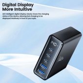 DC140W-GAN 5-Port Desktop Charger Black