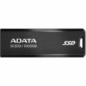 ADATA SC610 1000 GB, External SSD (black, USB-A 3.2 Gen 2)