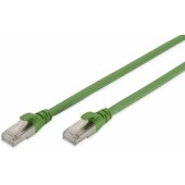 CAT 6A S/ FTP Patch Cord PUR (TPU) 15 m Green