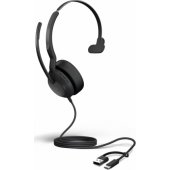 Evolve2 50 USB-A/ USB-C MS Mono Black 25089-899-799