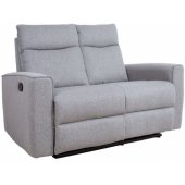 MORA 2-seater Recliner Grey