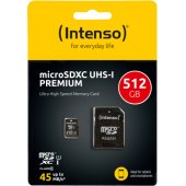 3423493 512GB micro SDXC Сlass 10 + Adapter