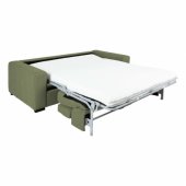 Sofa bed KINGSTON 3-seater 198x96xH76/ 94cm, light green