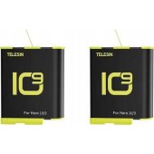 Three-channel Charger for GoPro Hero 9 / Hero 10 + 2 batteries