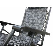 9059869 Lounge Chair 177x61x110cm Grey
