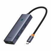 USB Hub UltraJoy 1xHDMI + 4xUSB 3.0 grey