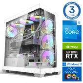 AQUA i5-14400F 32GB 1TB SSD RTX5050 8GB W11Home White