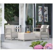 Scandi Linea Balcony Set Pebble Grey / Soft Beige