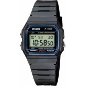 F-91W-1YER Retro Style Black
