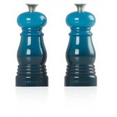 Salt and pepper mill set 11cm Blue
