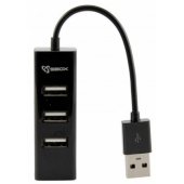 H-204 4 Ports Black