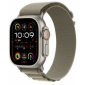 Watch Ultra 2 49mm Titanium Case with Olive Alpine Loop - Medium