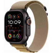 49mm Tan Alpine Loop - Medium - Black Titanium Finish