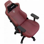 Kaiser 3 XL Burgundy Leather Gaming Swivel Chair
