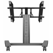 M Public Display Stand 80 HD Wheelbase Single Black
