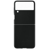 "Leather Cover Galaxy Z Flip 3 5G (EF-VF711LBE)" Black