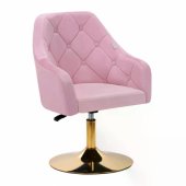 Swivel chair QS-BL14G pink
