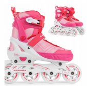 Rolki Blackwheels Playful rekreacyjne regulowane różowe r. 32-35