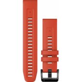 QuickFit 22mm Silicone Watch Band Flame Red
