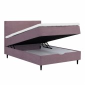Continental bed LAARA 140x200cm, pink
