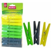 Plastic Clothes Pegs 20pcs