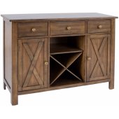 JAMES 120x46xH91cm Rustic Oak