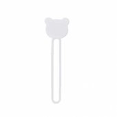 Silicone cable reel white
