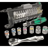 Wera Tool-Check PLUS 1, bit set black/ green, 39 pieces, including 1/ 4"