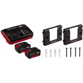Einhell 2x 4.0Ah & Twincharger Kit, Set (black/ red)