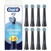 Brush Head iO Ultimate Clean Black 8pcs