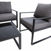 Set LEIPZIG table, sofa, 2 chairs