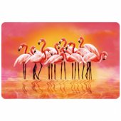 Cutting boards 43,5x28cm flamingo